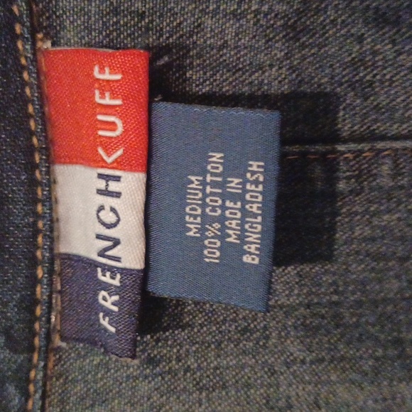 French Kuff Jean Jacket women's size med - Picture 4 of 6